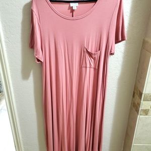 Pink Lula Roe pink dress